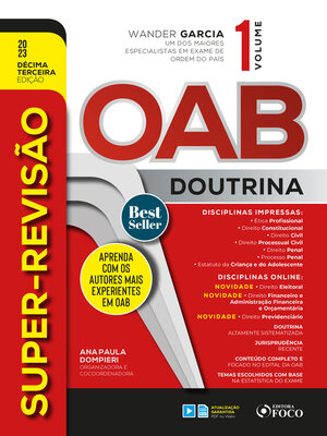 cover image of Super-revisão OAB--Doutrina completa--Volume 01